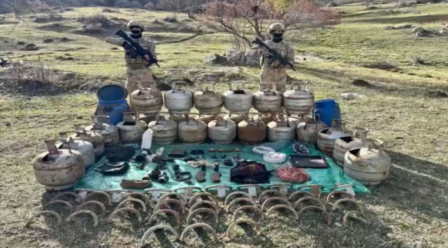Kars'ta PKK'ya yönelik operasyonda 3 sığınak imha edildi