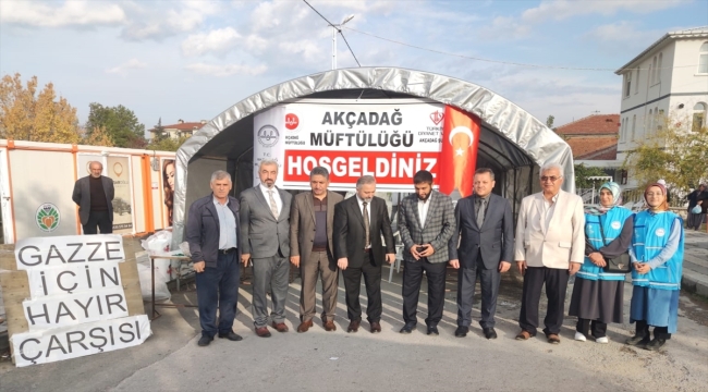 Malatya'da "Gazze İçin Hayır Çarşısı" açıldı