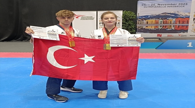 Milli tekvandocular, Avrupa Poomsae Şampiyonası'nda 5 madalya daha kazandı