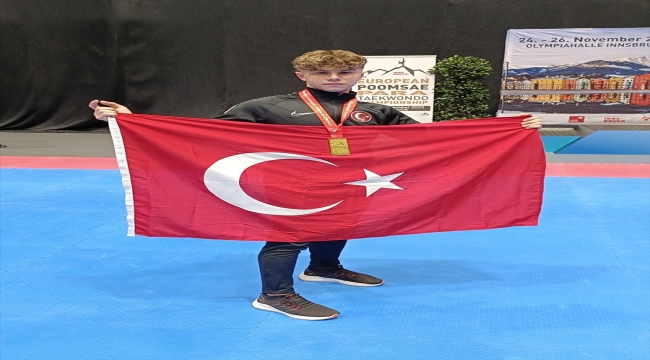 Milli tekvandocular, Avrupa Poomsae Şampiyonası'nda 5 madalya kazandı