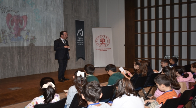 "Museum Takeover Day" etkinliğinde çocuklar Troya Müzesi'nde görev aldı