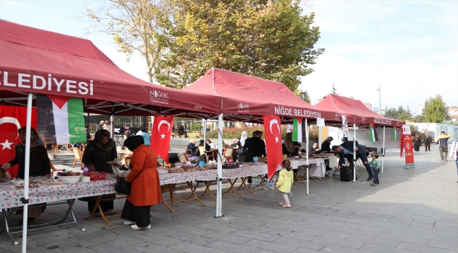 Niğde'de Filistin'e destek kermesi düzenlendi