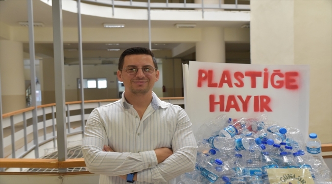 OMÜ'de "Plastiksiz Kasım" Projesi ile öğrencilerin plastik kullanımını azaltması hedefleniyor