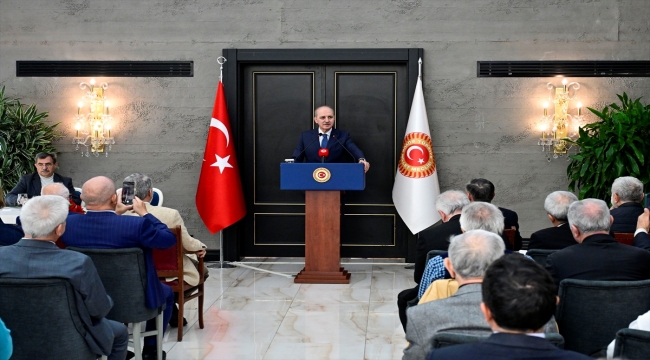 TBMM Başkanı Kurtulmuş, Türk Parlamenterler Birliği üyeleriyle bir araya geldi
