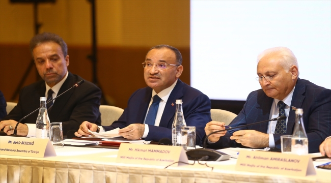 TBMM Başkanvekili Bozdağ, Bakü'de "Haydar Aliyev ve Parlamentarizm" konferansında konuştu