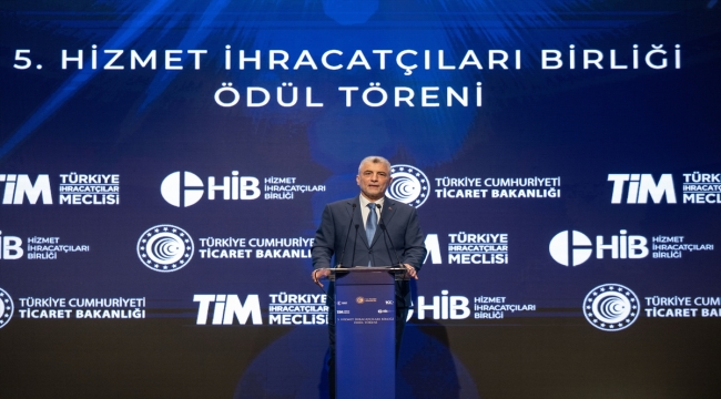 Ticaret Bakanı Ömer Bolat, Hizmet İhracatçıları Buluşması'nda konuştu