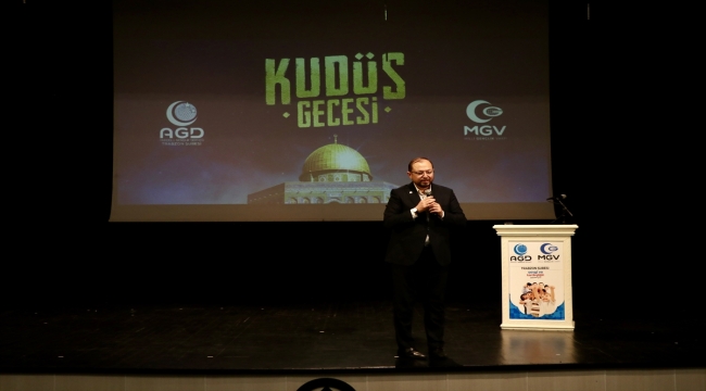 Trabzon'da "Kudüs Gecesi" programı düzenlendi 
