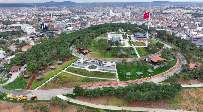 Ümraniye'de yapımı süren Osmangazi Millet Bahçesi tanıtıldı