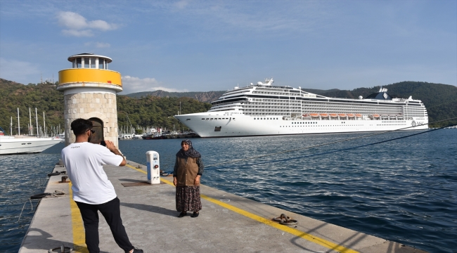 Yolcu gemisi "MSC Musica" rotasını İsrail yerine Marmaris'e çevirdi