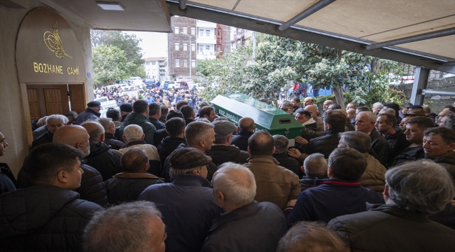 Zonguldak'ta batan geminin mürettebatından bir kişinin cenazesi toprağa verildi