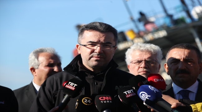 Zonguldak'ta fırtınada batan geminin yeri tespit edildi