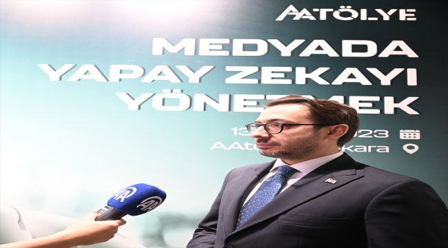 AA Genel Müdürü Karagöz, medyada yapay zeka kullanımını değerlendirdi: