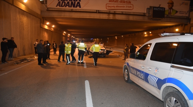 Adana'da asker uğurlama konvoyundaki trafik kazasında 4 kişi yaralandı