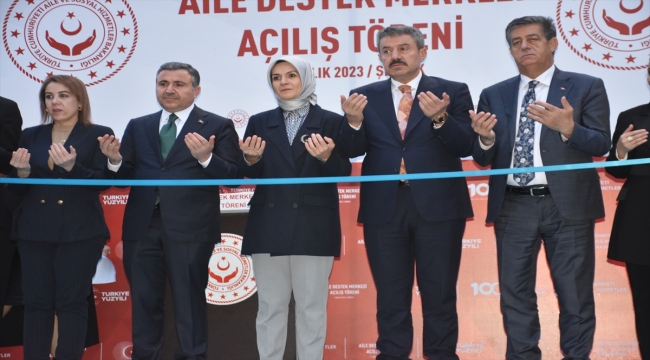 Aile ve Sosyal Hizmetler Bakanı Göktaş, Şırnak'ta 6 Nolu Aile Destek Merkezi'nin açılışını yaptı