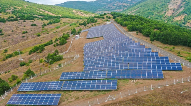 Akkuş'taki güneş enerjisi santralinden 3,1 milyon lira gelir elde edildi