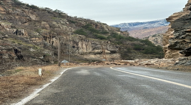 Artvin-Ardahan kara yolu heyelan nedeniyle ulaşıma kapandı