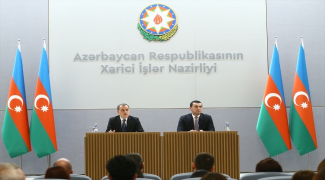 Azerbaycan Dışişleri Bakanı Bayramov, yıllık basın toplantısında konuştu