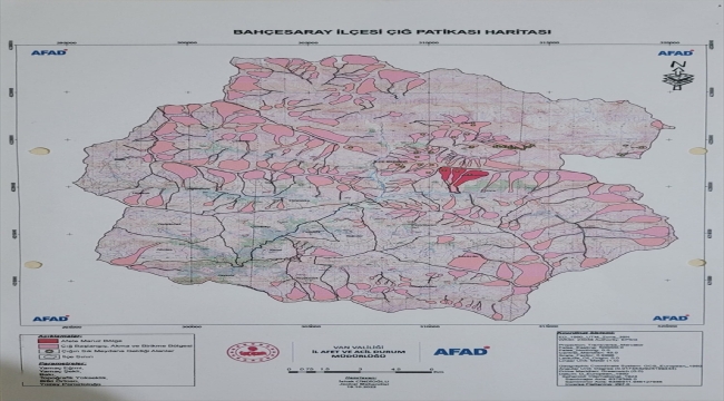  Bahçesaray için çığ uyarısı