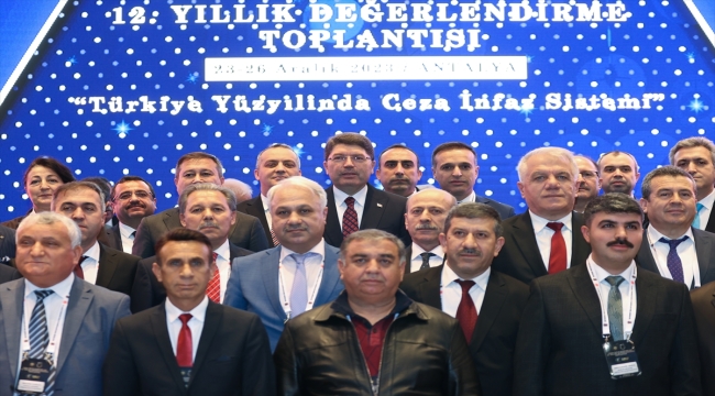 Bakan Tunç, Ceza İnfaz Kurumları Yıllık Değerlendirme Toplantısı'nda konuştu