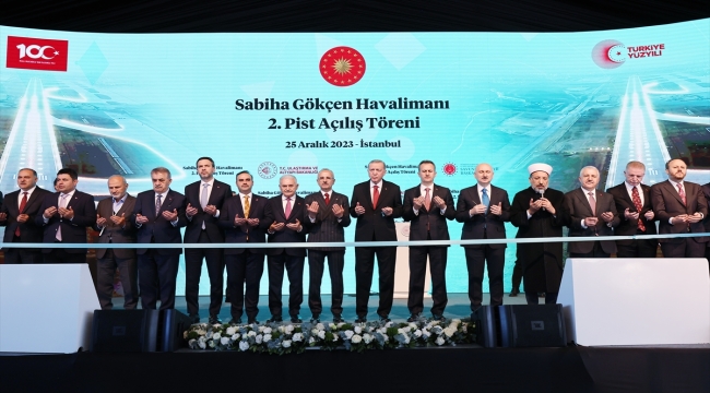 Bakan Uraloğlu, Sabiha Gökçen Havalimanı 2. Pist Açılış Töreni'nde konuştu