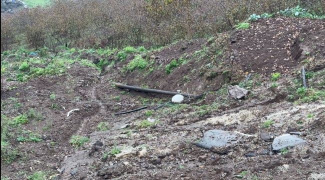 Bartın-Kastamonu kara yolunda heyelan meydana geldi