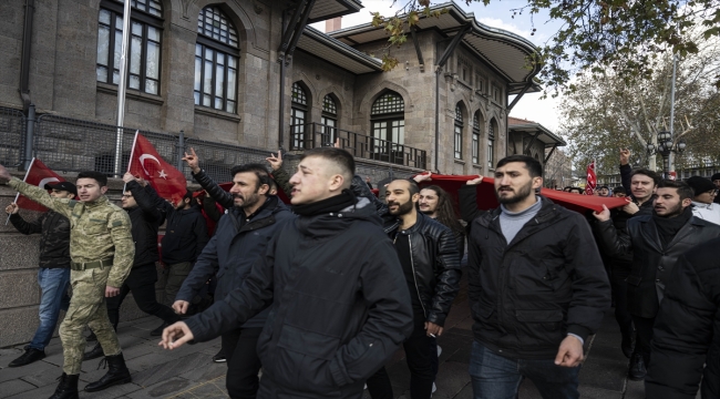 Başkentte terör örgütü PKK protesto edildi