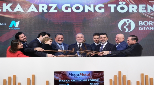 Borsa İstanbul'da Gong Mega Metal için çaldı