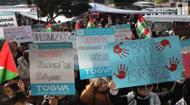 Bursa, Kütahya ve Yalova'da Gazze'ye destek yürüyüşleri ve "Dünya Şehit Çocuklar Günü" etkinlikleri yapıldı