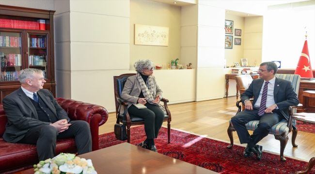 CHP Genel Başkanı Özel, Almanya'nın Ankara Büyükelçisi Schulz ile görüştü