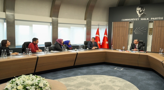 CHP Genel Başkanı Özel, Tarım-Sen heyetini kabul etti