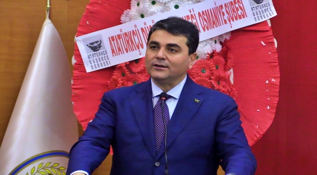 Demokrat Parti Genel Başkanı Uysal partisinin Osmaniye İl Kongresi'nde konuştu