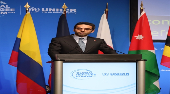 Dışişleri Bakan Yardımcısı Serim, Küresel Mülteci Forumu'nda konuştu