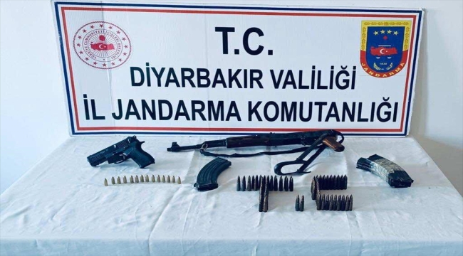 Diyarbakır'da silah ve mühimmat ele geçirildi, 1 şüpheli gözaltına alındı