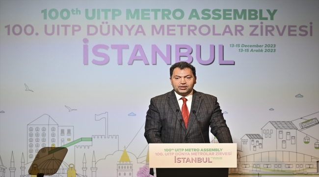 "Dünya Metrolar Zirvesi"nin açılış oturumu İstanbul'da yapıldı