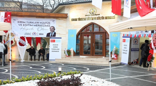 Düzce'de Kırım Türkleri Eğitim ve Kültür Merkezi açıldı