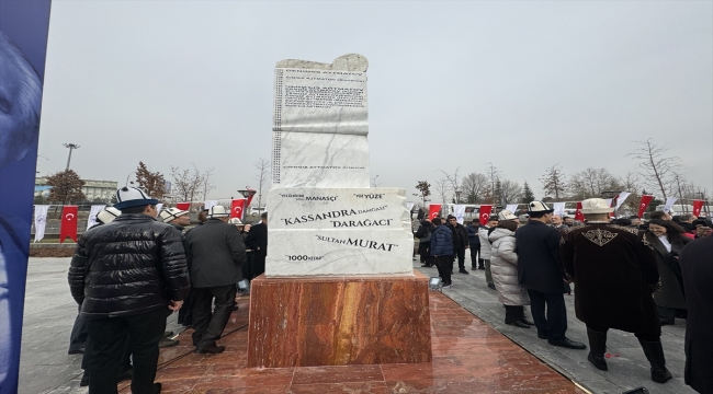 Elazığ'da Cengiz Aytmatov Millet Parkı ve Cengiz Aytmatov Anıtı açıldı