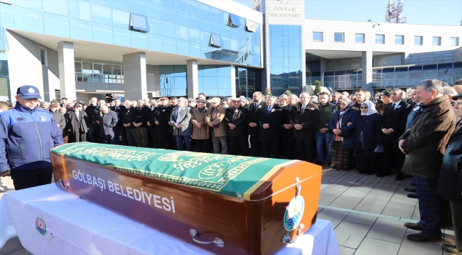 Eski Gölbaşı Belediye Başkanı Cevdet Kara son yolculuğuna uğurlandı
