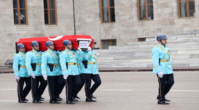 Eski Milletvekili Ersoy Bulut için Meclis'te cenaze töreni düzenlendi