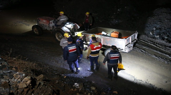 Denizli'de maden ocağında göçük meydana geldi