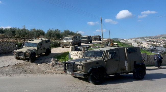 İsrail güçleri, Batı Şeria'daki El-Faria Mülteci Kampı'na baskın düzenledi