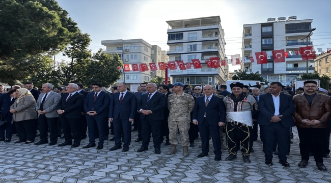 Hatay'da Milli Mücadele'de ilk kurşunun atılışının 105. yıl dönümü kutlandı