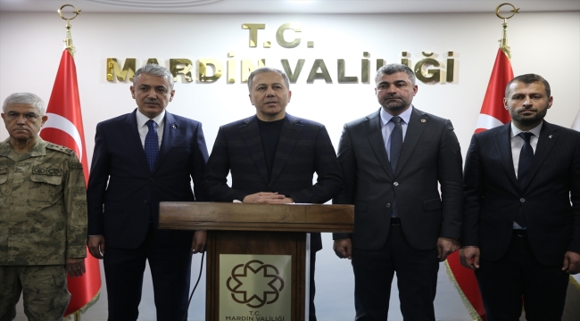 İçişleri Bakanı Ali Yerlikaya, Mardin'de konuştu