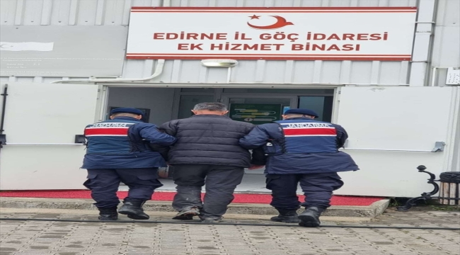 İnterpol'ün kırmızı bültenle aradığı yabancı uyruklu şüpheli Edirne'de yakalandı