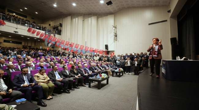 İYİ Parti Genel Başkanı Akşener, Trabzon'da teşkilat buluşmasında konuştu