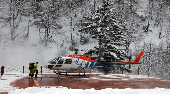 Kaçkar Dağları'nda heliski heyecanı 6 Ocak'ta başlayacak