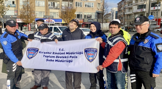 Kırşehir'de üniforma giyen engelliler temsili polis oldu