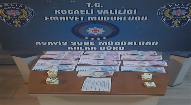 Kocaeli'de kumar oynayan 7 kişiye para cezası verildi