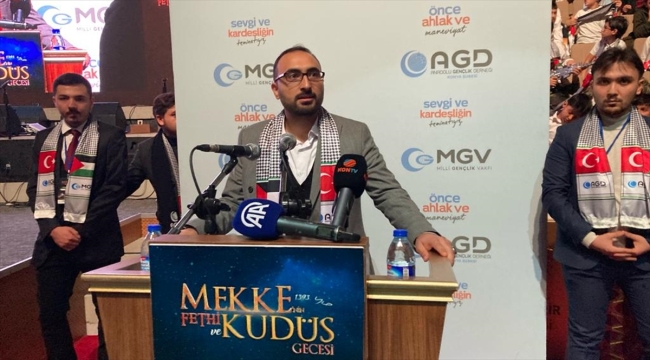 Konya'da "Mekke ve Kudüs Gecesi Programı" düzenlendi