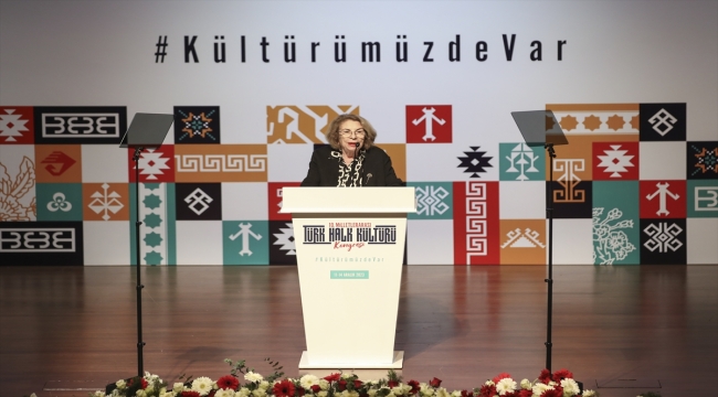 Kültür ve Turizm Bakanı Ersoy, 10. Milletlerarası Türk Halk Kültürü Kongresi'nde konuştu