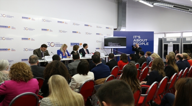 Kuzey Makedonya'da düzenlenen AGİT 30. Bakanlar Konseyi Toplantısı ikinci gününde sürüyor
